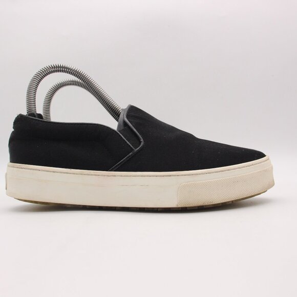Celine Paris Women's Size EU 37 Black Satin Casual Slip On Sneakers Italy - Picture 1 of 9